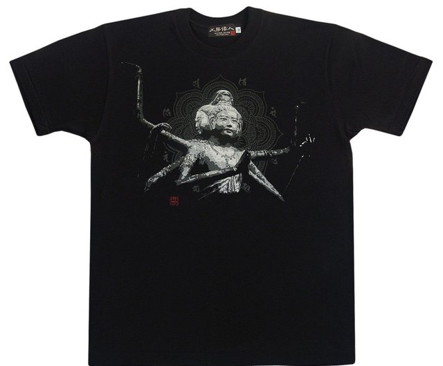 日本製アートTシャツ 仏教Tシャツ 阿修羅 綿100% ユニセックス