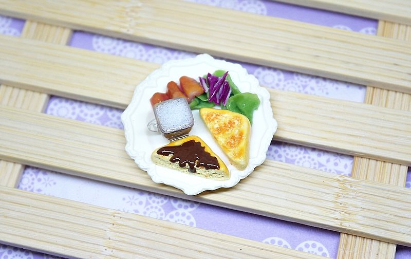 ➽黏土系列-歐式早餐-➪磁鐵系列 #冰箱磁鐵# #黑板磁鐵# #Fake Food# - 磁鐵 - 黏土 橘色