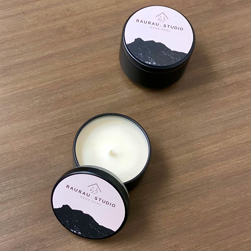 Aromatherapy soy candle 40g - Candles & Candle Holders - Wax Black