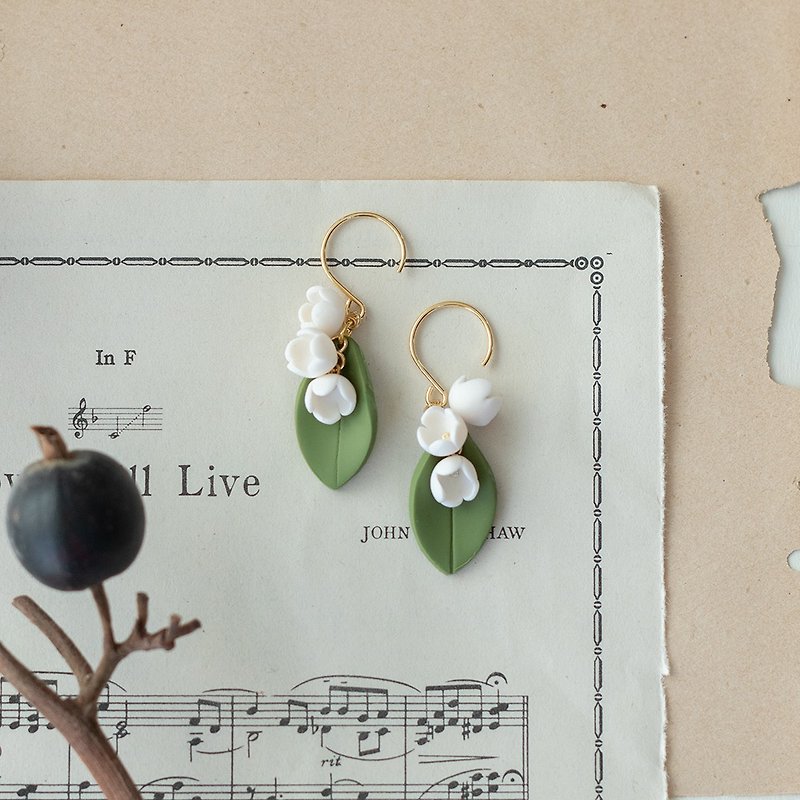 Lily of the valley earrings