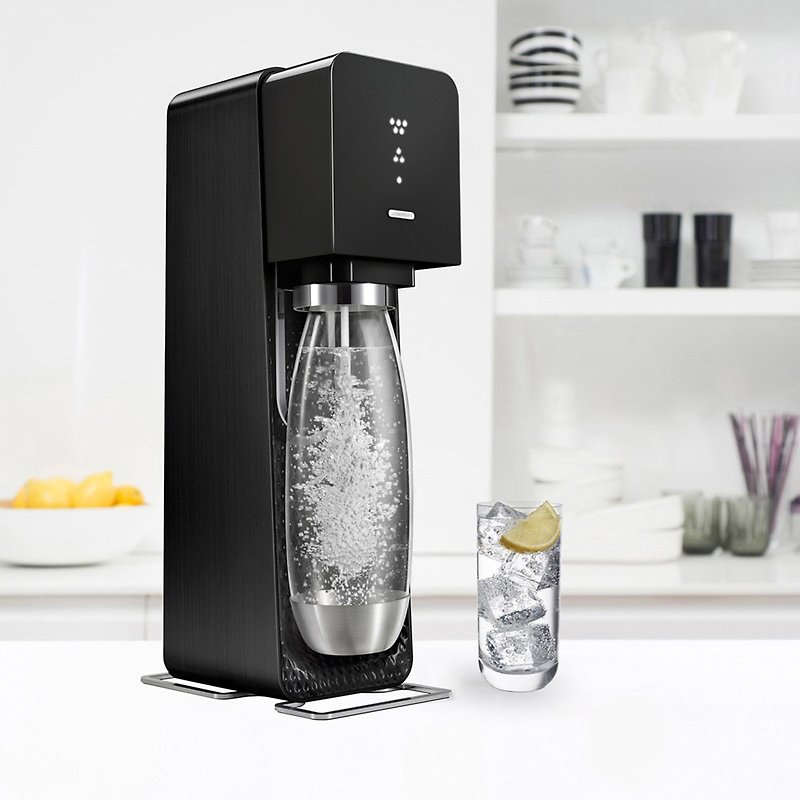 UK Source Plastic Sparkling Water Machine - Black - เครื่องใช้ไฟฟ้าในครัว - โลหะ สีดำ
