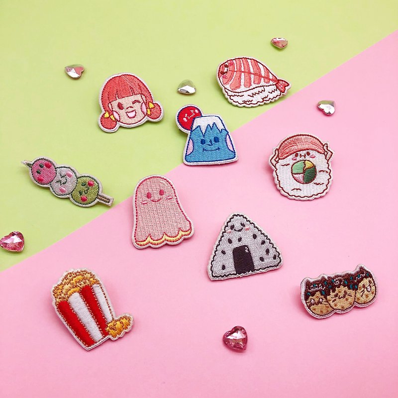 Sweet Secret Embroidery Pin 1.0 / Nine - Brooches - Thread 