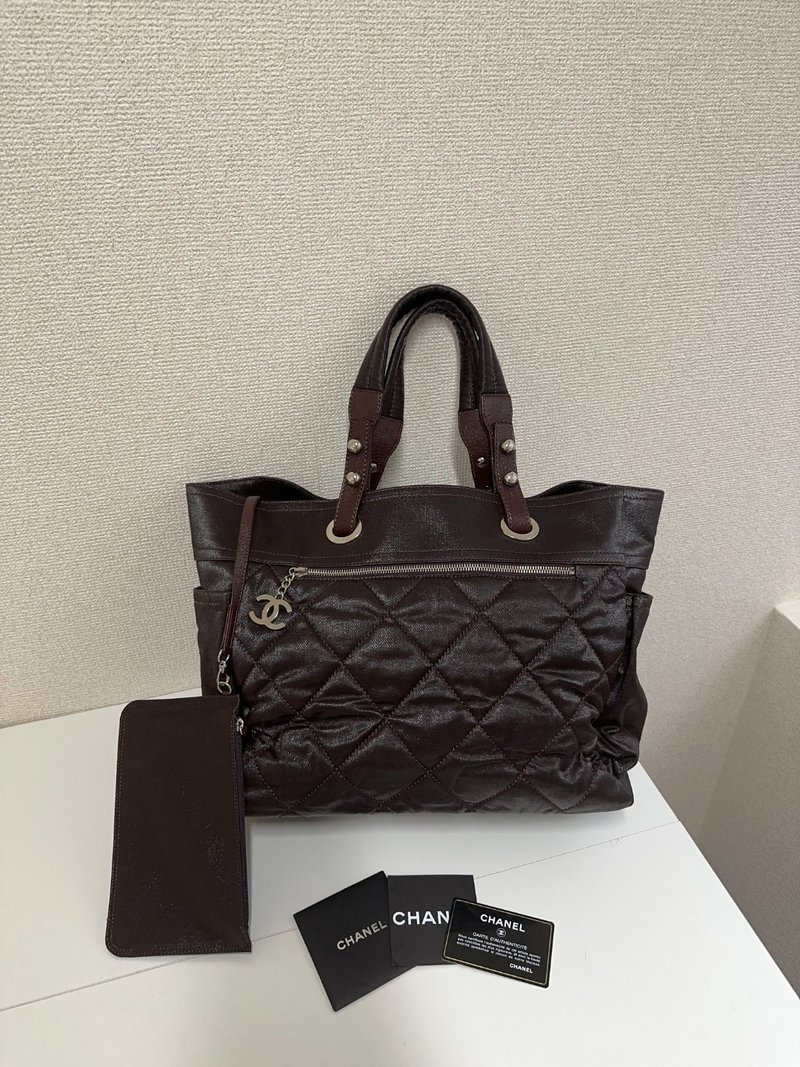 中古包 Chanel 香奈兒 Paris-Biarritz托特包 - 手提包/手提袋 - 真皮 黑色