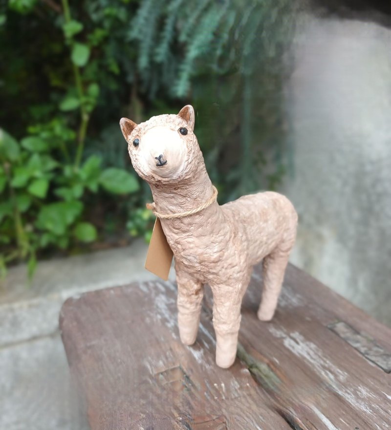 Gifts/Customization/Pets/Home Office Healing/Handmade Non-models/Alpaca Milk Tea Collection - Items for Display - Clay 