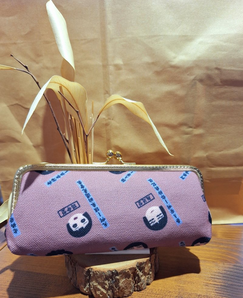 設計款印花眼鏡包-台灣小妹 - 眼鏡盒/眼鏡布 - 聚酯纖維 