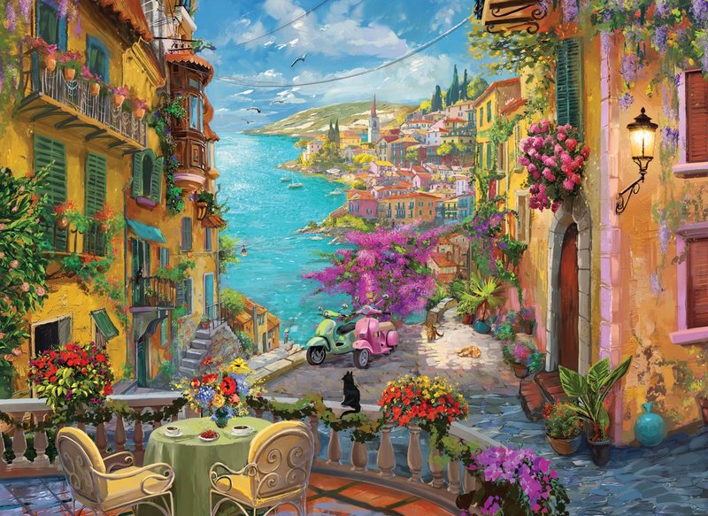 阿瑪菲海岸_4000片_拼圖 - 拼圖 - 紙 