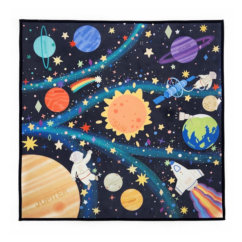 Cherry and Harry - Space Explore Waterproof Washable Play Rug - 地墊/地毯 - 其他材質 