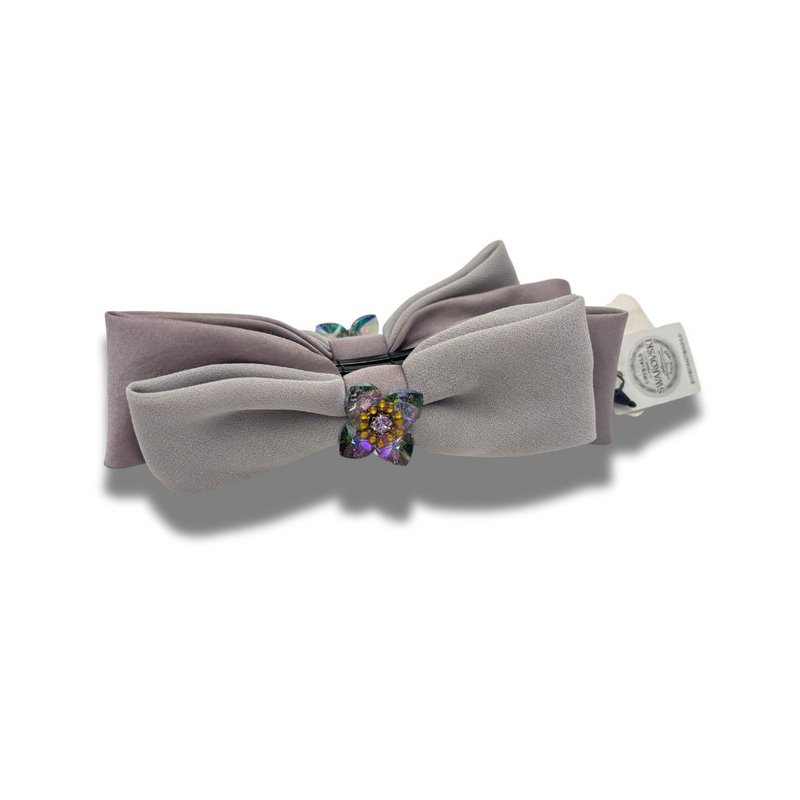Complex Biz Banana Clip, Structured Fabric, Lilac - Hair Accessories - Other Materials Multicolor