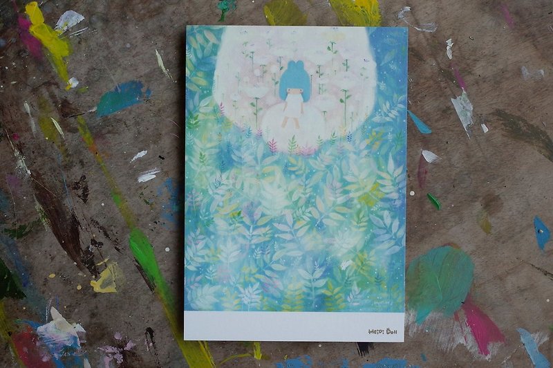 Postcard-Elf Grass 3 - Cards & Postcards - Paper Multicolor