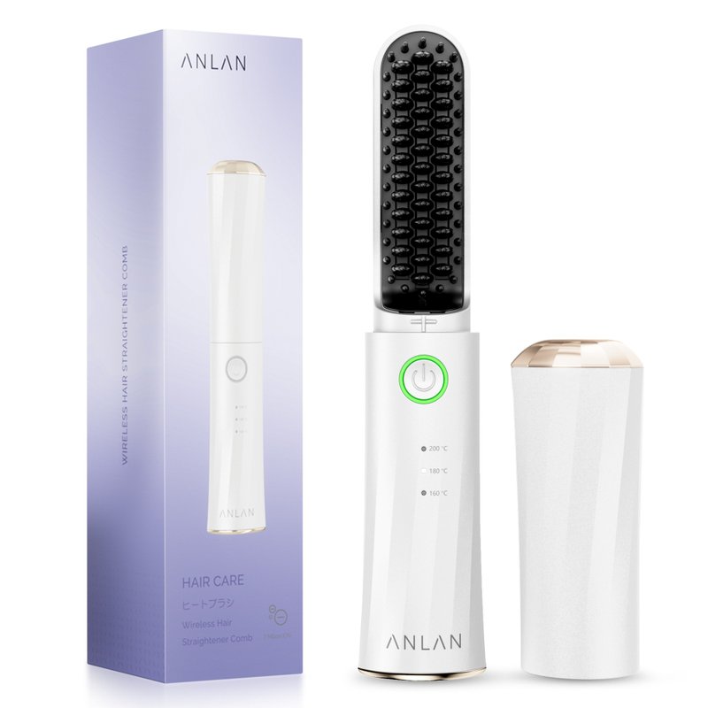 ANLAN - 追光無限直髮梳 燙髮梳 造型梳 負離子 - 其他小家電 - 塑膠 白色