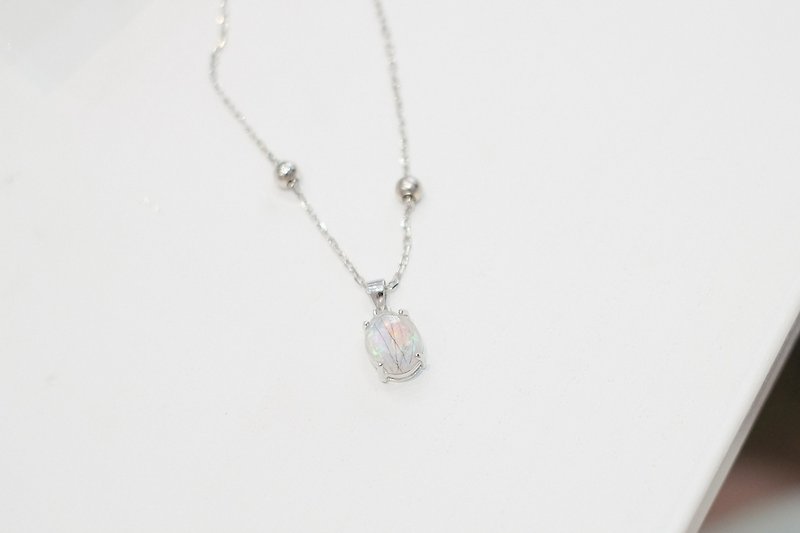 Pet Hair Gemstone Pet Memorial Jewelry Bracelet-an ordinary project - สร้อยข้อมือ - เงินแท้ สีเงิน