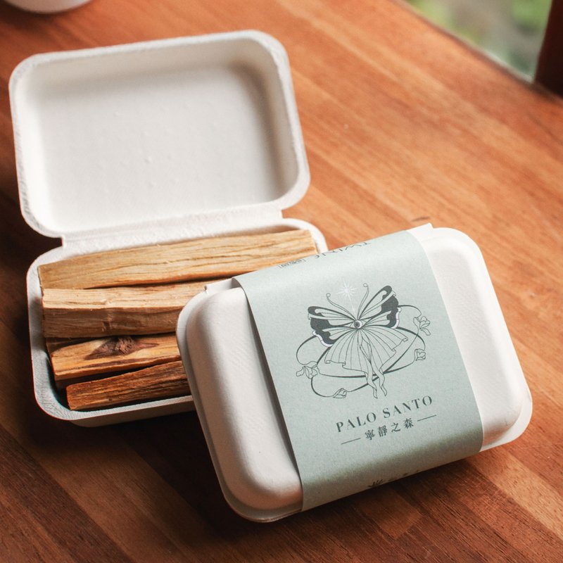 Tranquil Forest_Peruvian Palo Santo_Portable Paper Box Set - น้ำหอม - ไม้ สีเขียว