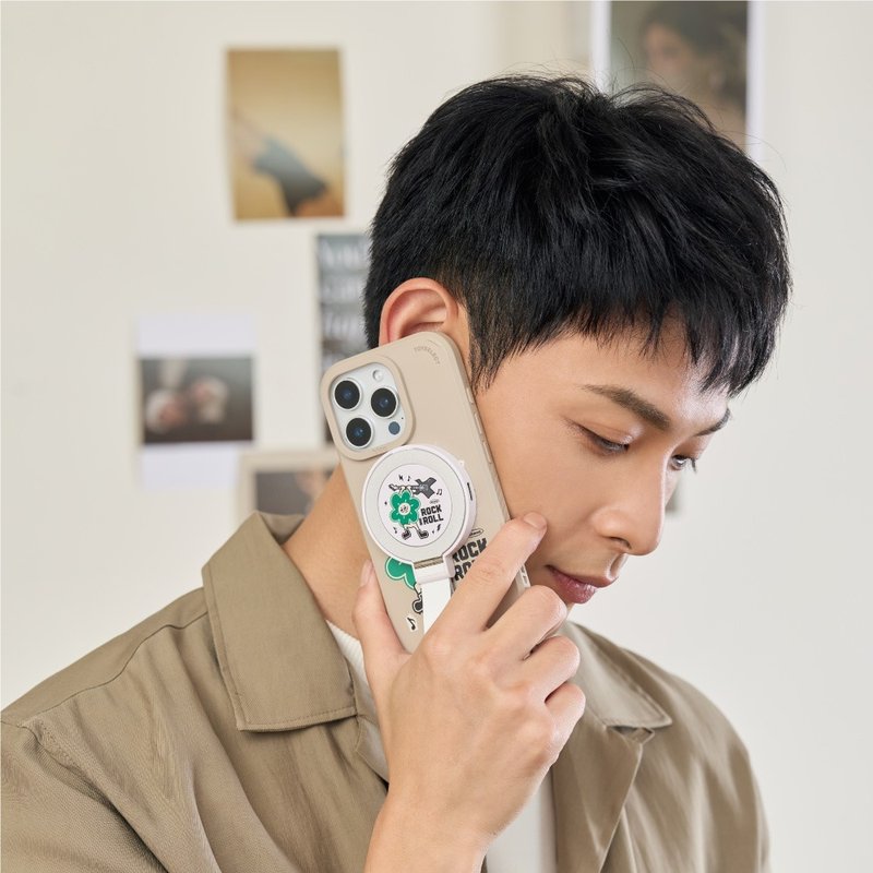 SIMON ROCK AND ROLL 15W磁吸支架無線充電器 - 無線充電盤/板/座 - 塑膠 多色