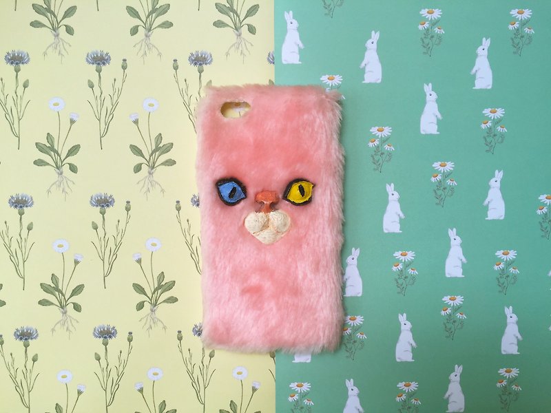cat pink phone case