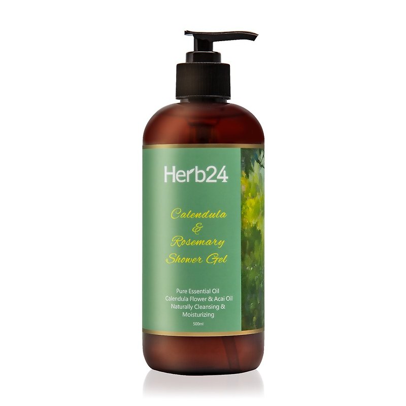 Herb24 Calendula Purifying Body Wash 500ml - ครีมอาบน้ำ - วัสดุอื่นๆ 