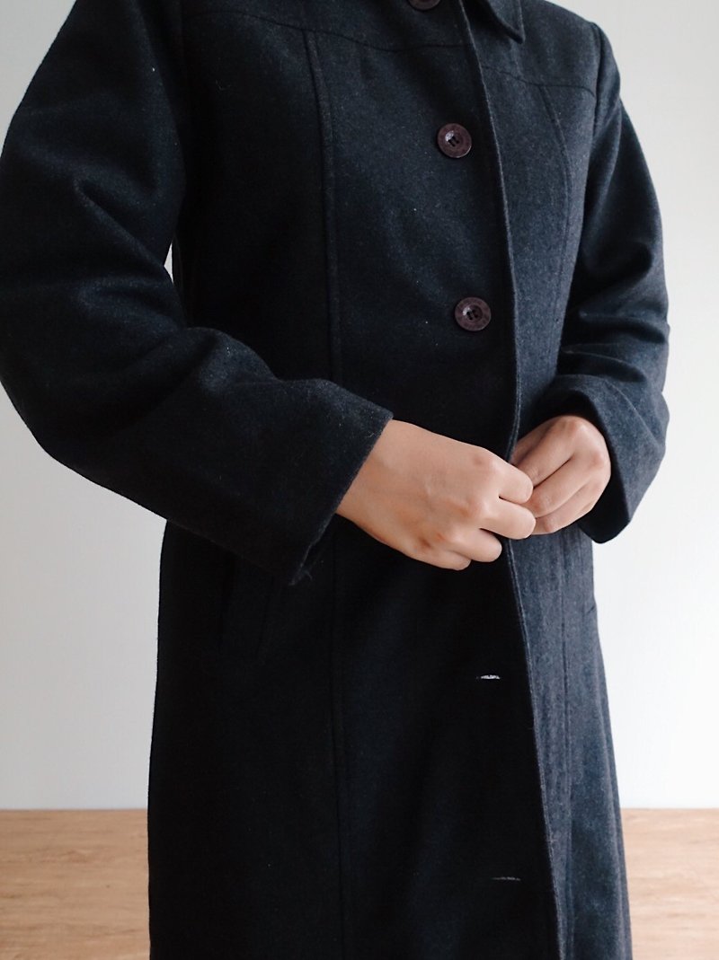 Vintage 大衣 / 混料 no.65 - 外套/大衣 - 其他材質 黑色