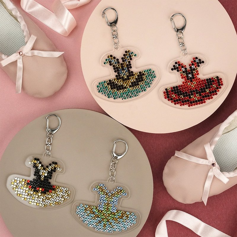 RhinestoneCraft tutu (junior version) rhinestone decoration DIY material package and finished product series - อื่นๆ - วัสดุอื่นๆ สีดำ