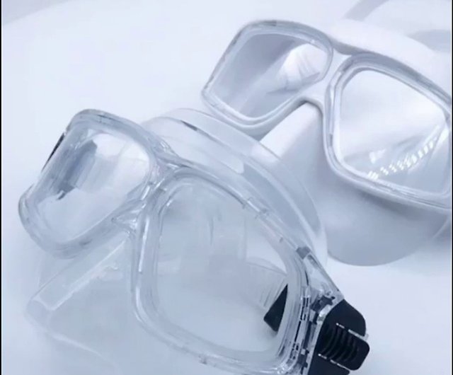 X－TWO Freediving Low Internal Volume Anti-Fog HD Diving Mask
