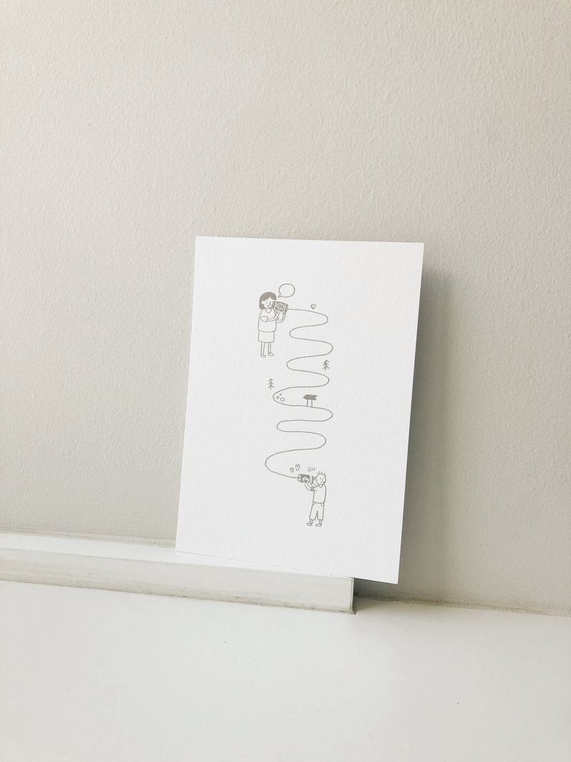 things I want to say to you greeting card a6 - 卡片/明信片 - 紙 