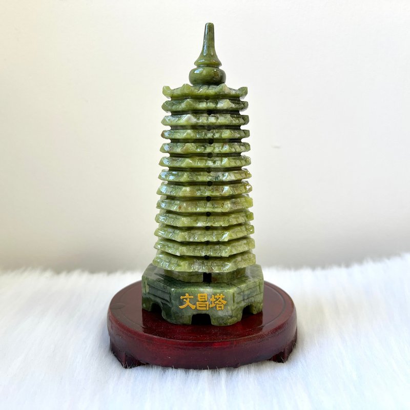 文昌塔 | 風水用品 | 學業運 - 擺飾/家飾品 - 玉石 綠色