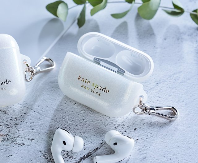 Kate Spade New York AirPods Pro Protective Case - White Glitter - Shop Kate  Spade New York Headphones & Earbuds Storage - Pinkoi
