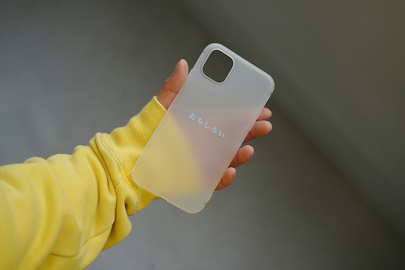Japanese mobile phone protective cover translucent mobile phone case can be customized according to the picture - เคส/ซองมือถือ - วัสดุอื่นๆ สีใส