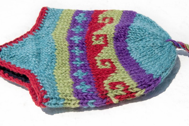 Knitted pure wool hat/handmade inner brushed wool hat/knitted wool hat/flying wool hat/wool hat-Turkey