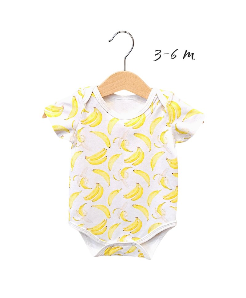 Bananas new baby onesie, baby boy bodysuit, baby girl bodysuit, newborn onesie - ชุดทั้งตัว - ผ้าฝ้าย/ผ้าลินิน หลากหลายสี