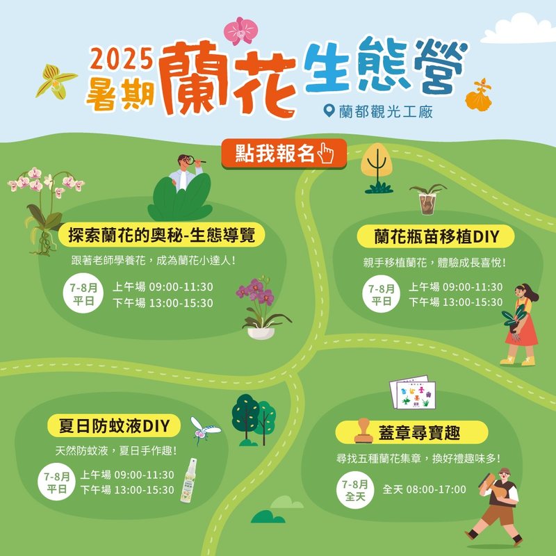 2025蘭都暑期蘭花生態營 (7、8月梯次報名中) - 戶外/室內活動 - 其他材質 