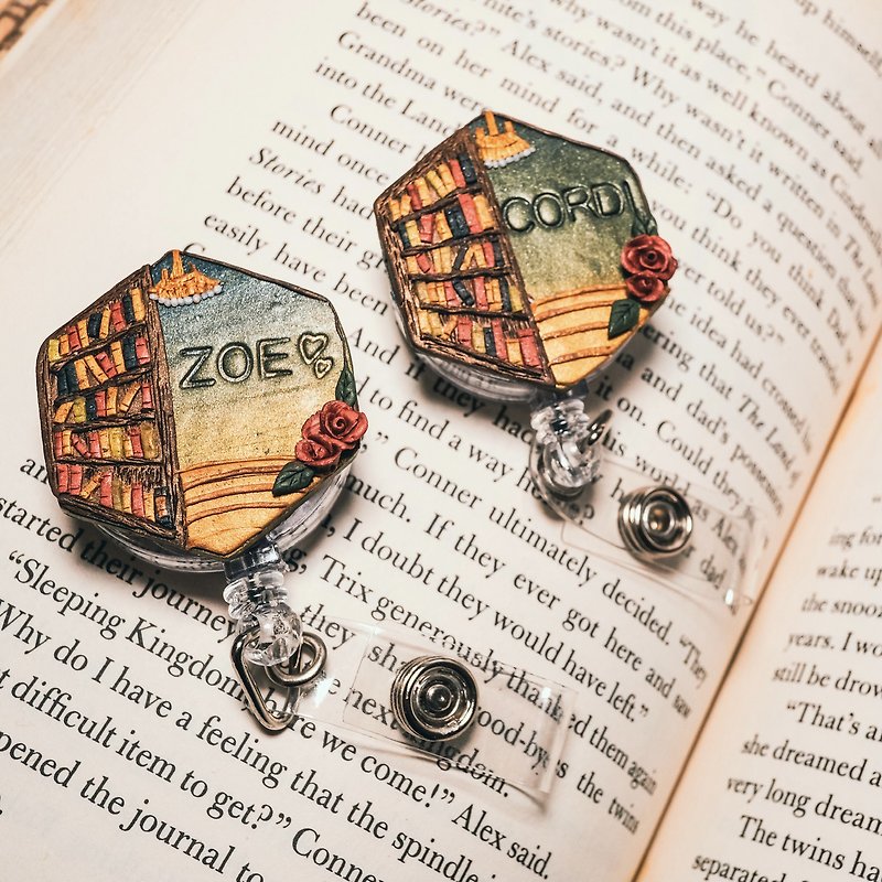 [Belle Series] Palace Bookcase - Handmade Soft Pottery Retractable Buckle/Nurse Buckle/Easy Pull Buckle (Customized)