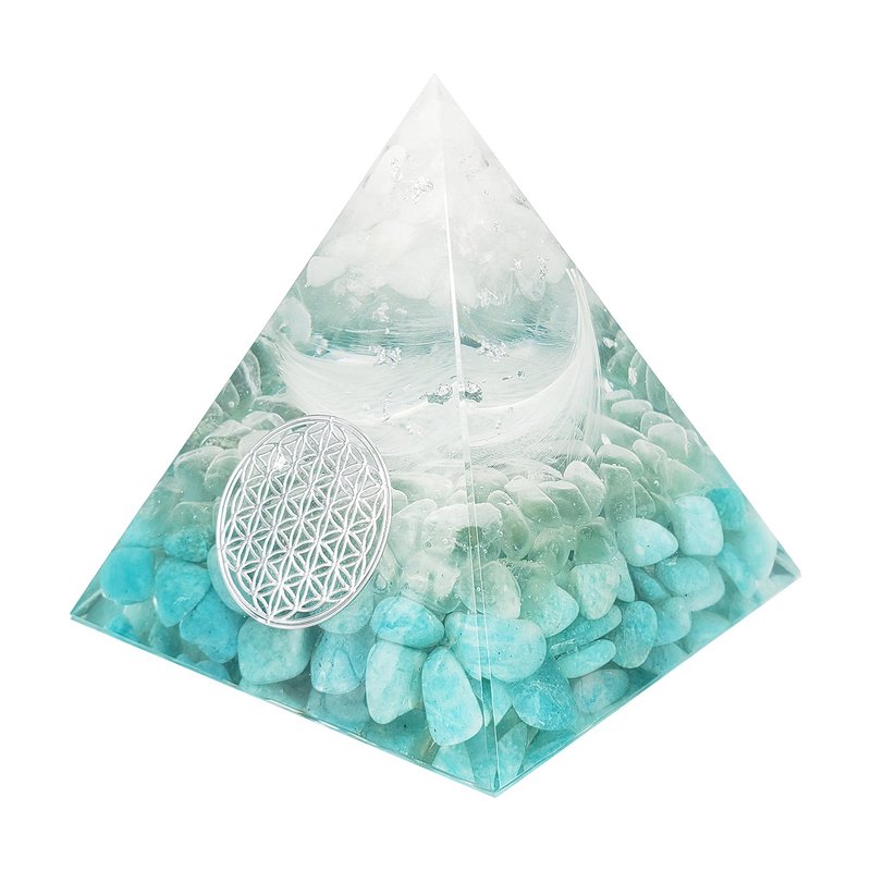 Angel Energy Pyramid – ANGEL RAPHAEL - Items for Display - Resin Green