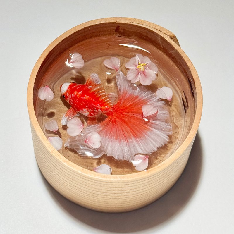 金魚　櫻花　擺飾　室內裝飾 - 擺飾/家飾品 - 樹脂 