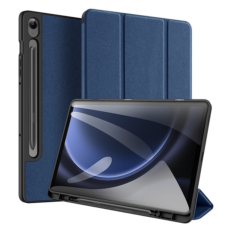 Galaxy Tab S9 FE DOMO pen tray anti-fall leather case - อุปกรณ์เสริมอื่น ๆ - วัสดุอื่นๆ 