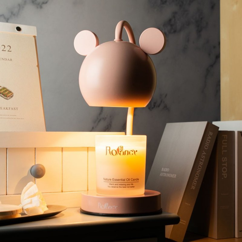 【Rofancy】Macaron Little Mickey-Orange Pink - Candles & Candle Holders - Other Metals 