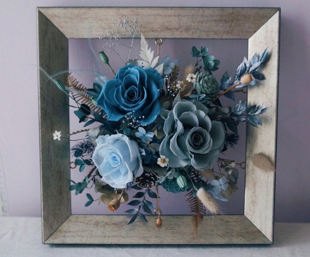 Pressed flowers frame Dried flower wall art in floating frame - Shop  Bohemiahome Dried Flowers & Bouquets - Pinkoi