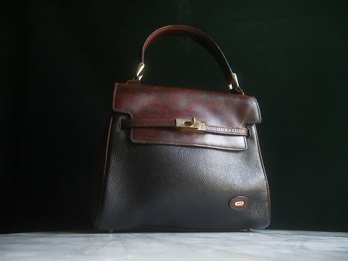 老時光OLD-TIME Vintage & Classic & Deco 【老時光 OLD-TIME】早期二手老包義大利製BALLY手提包