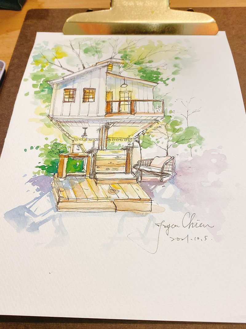 Experience Activity-Paper Travel / Tree House - Illustration, Painting & Calligraphy - Paper 