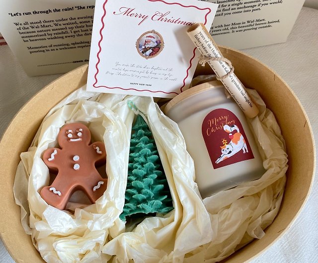 Pouch of 4 Christmas Wax Melts/ Pack of 4 Gingerbread Men Melts/ Pack of 4 Christmas  Wax Melts 