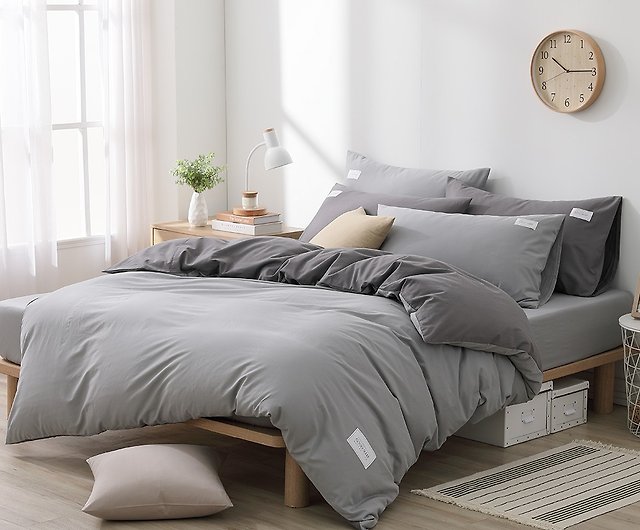 Pure Color Series 240 Woven Yarn Combed, Woven Cotton Duvet Cover