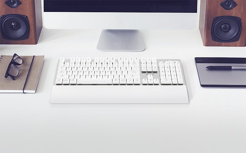 AZIO MK MAC mechanical keyboard (BT wireless Bluetooth version) / Chinese and English keycap - Computer Accessories - Other Metals 