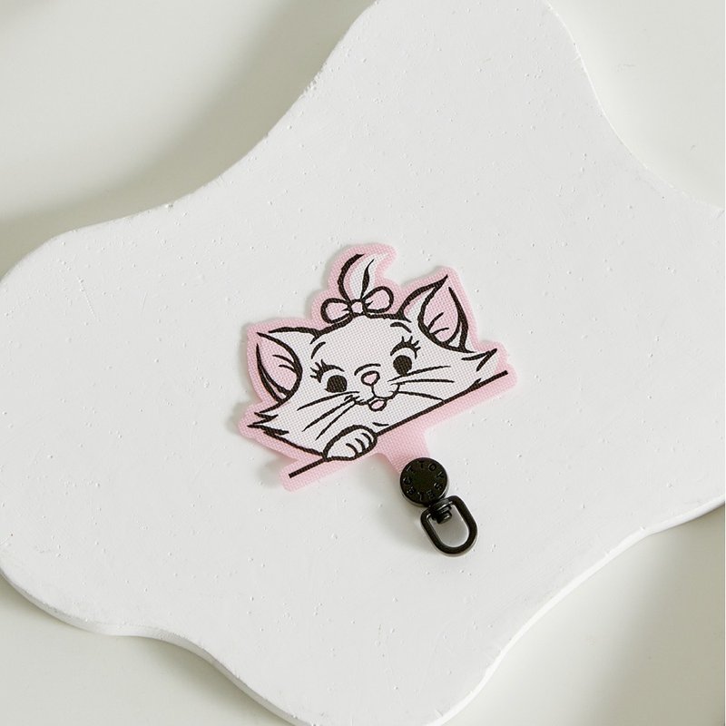 Disney Cats And Dogs-瑪麗貓款旋轉手機掛片/夾片 - 手機配件 - 塑膠 多色