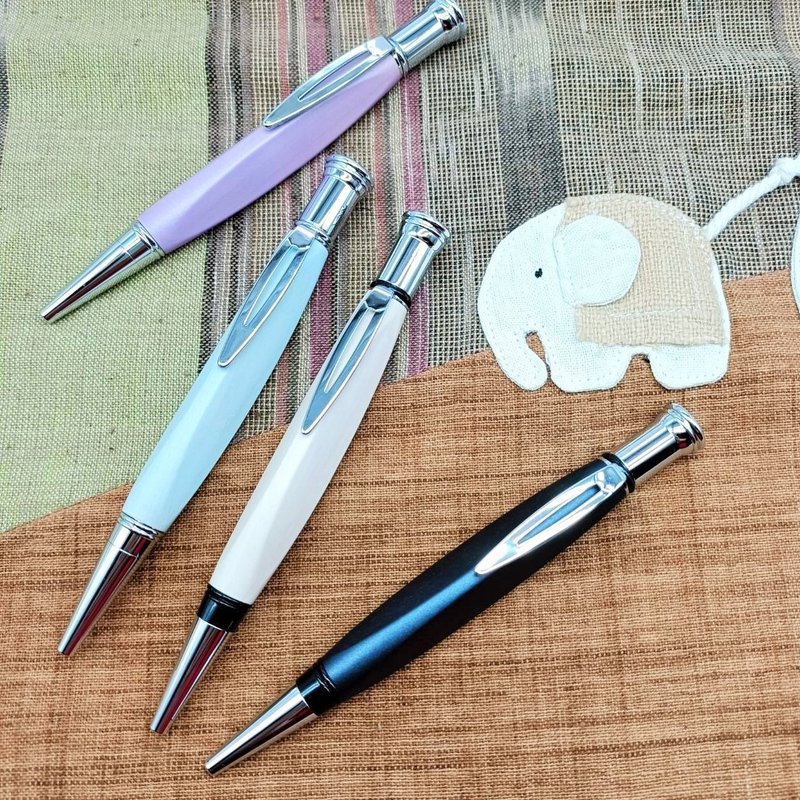 木筆 三角筆 獨特好握三角 原子筆 附筆盒 備用筆芯 【虎之鶴】 - 原子筆/中性筆 - 木頭 