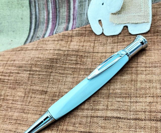 美品 ぺんてる 50周年記念 SILVER ボールペン 木箱入り 美品 ぺんてる