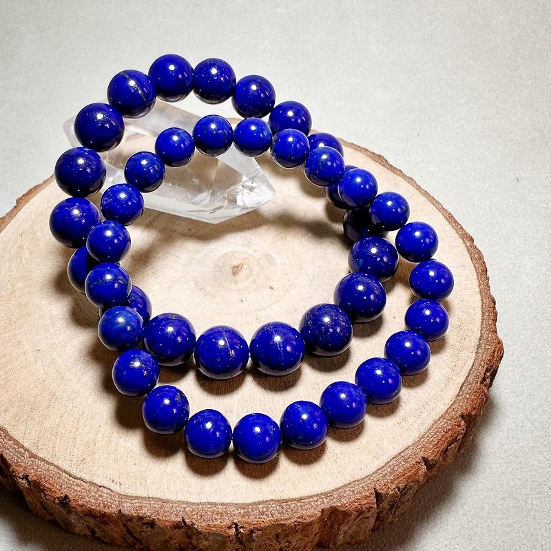 High grade natural lapis lazuli hand beads - Bracelets - Gemstone Blue