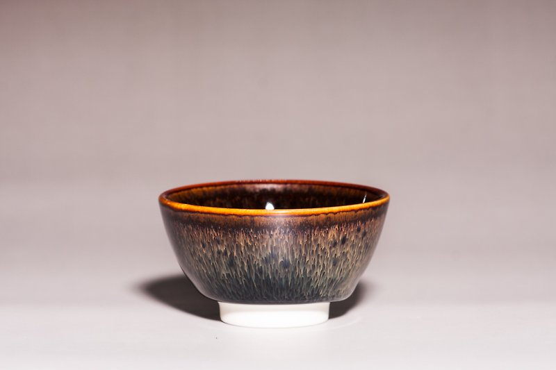 Tenmoku tea cup - ถ้วย - ดินเผา 