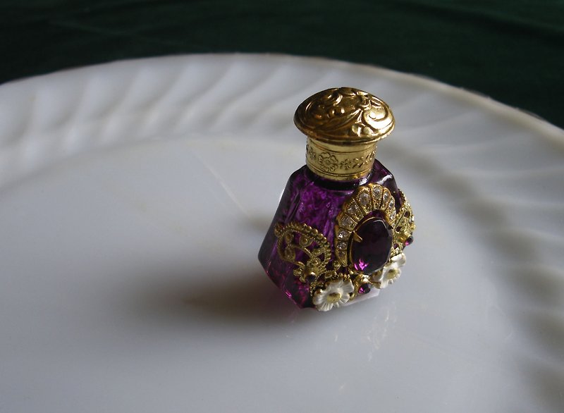 [OLD-TIME] Early Czech exquisite hand-made portable perfume bottle #14