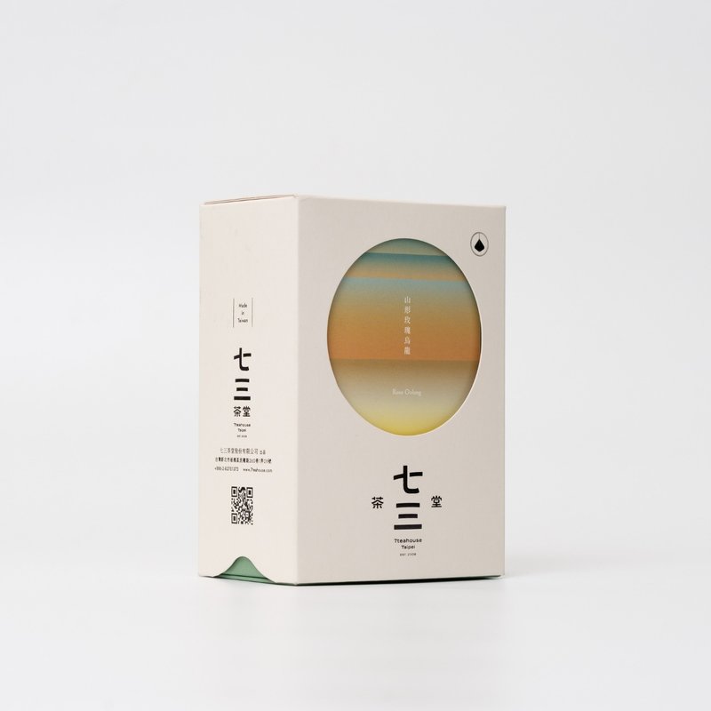 七三茶堂 立體茶包丨山形玫瑰烏龍 8單入–精裝盒 - 茶葉/茶包/水果茶 - 紙 白色