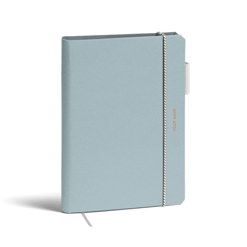 [Customized Gift] Mineral Blue Customized Notebook - Notebooks & Journals - Paper 
