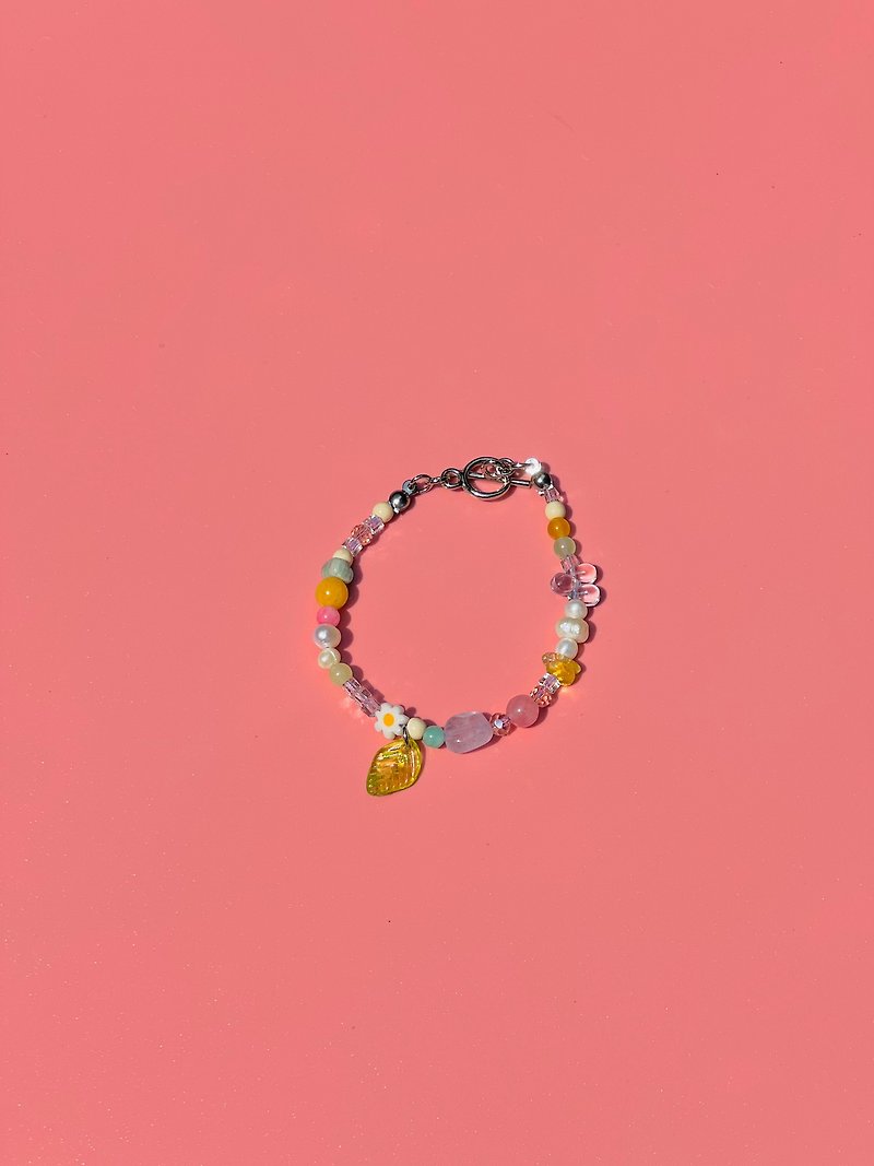 Bracelet Laylah • Cute Gift For Her • Colorful Summer Beach Accessories - Bracelets - Stainless Steel Multicolor