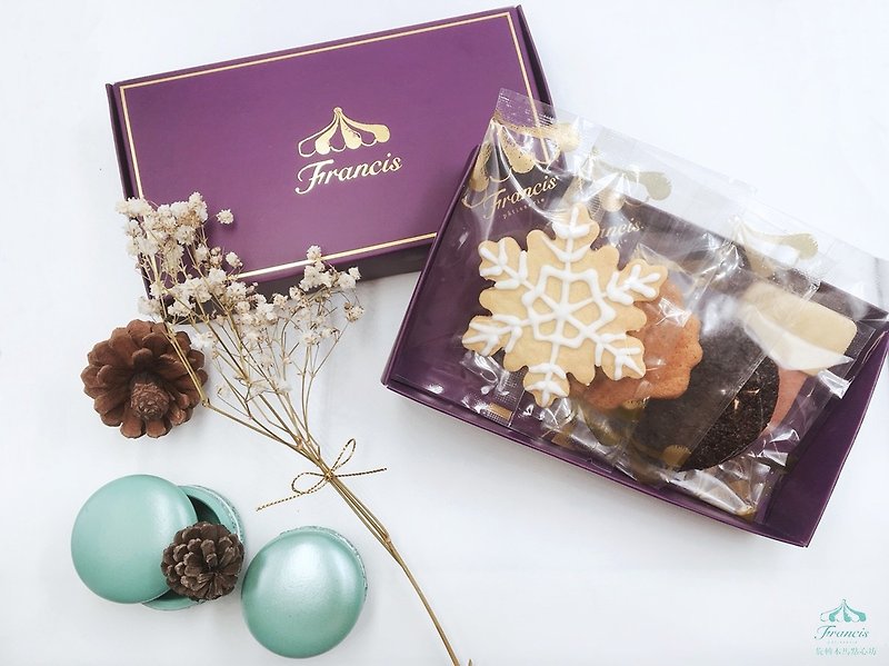 Christmas Party Cookie Gift Box - ถั่ว - อาหารสด 